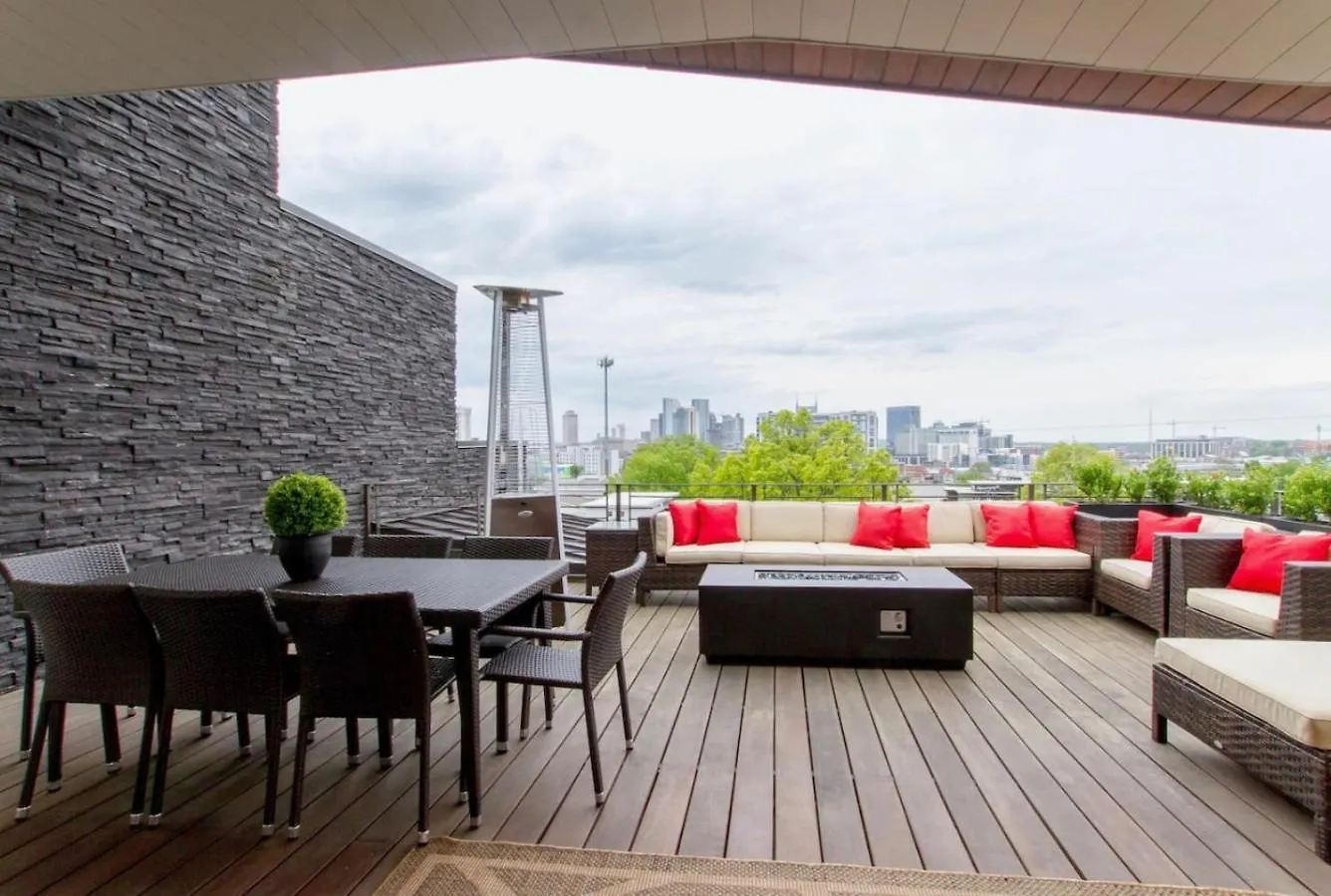 The Dove Downtown Modern Huge Rooftop Deck Gulch Nashville Ferienhaus